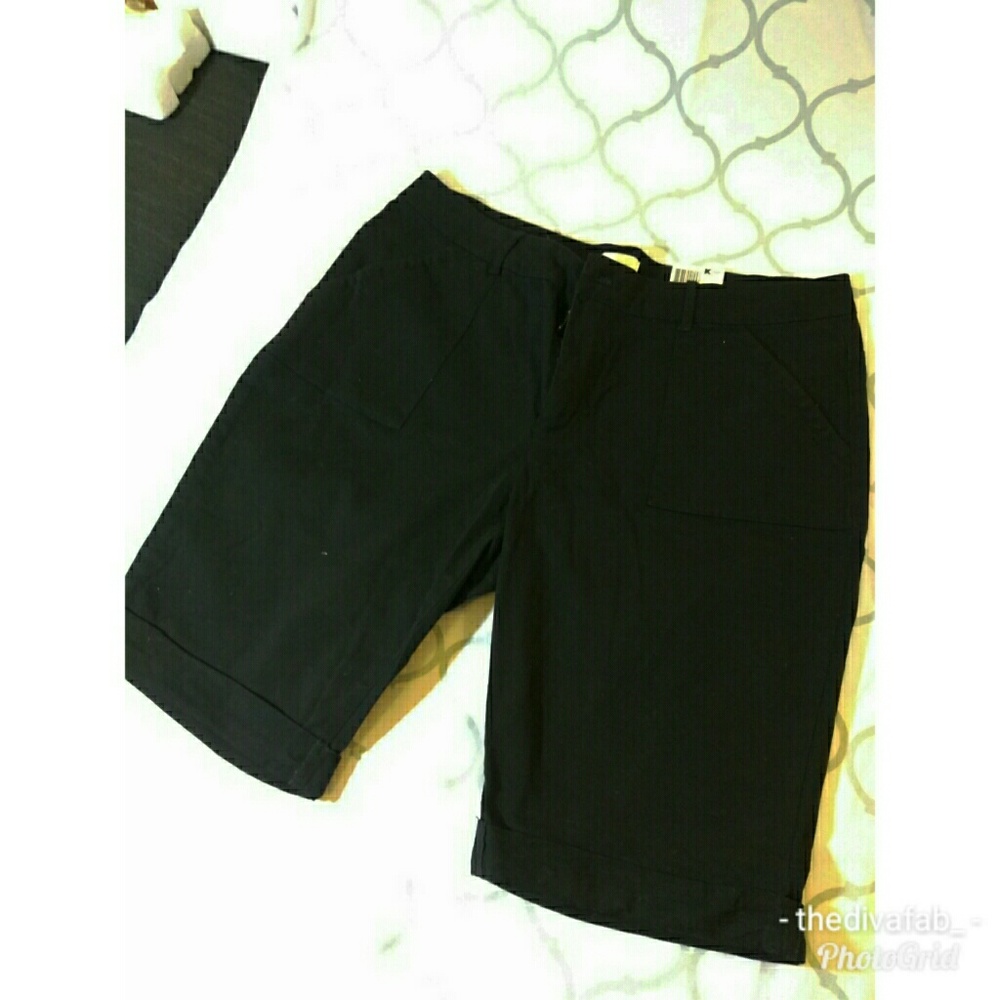 Women's denim burmuda shorts